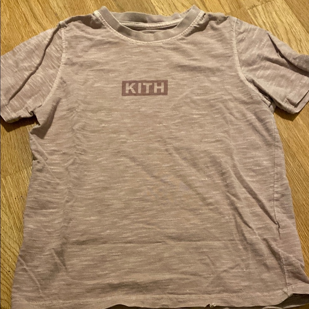 Kith Tan Short Sleeve Tee Classic Crew Neck
